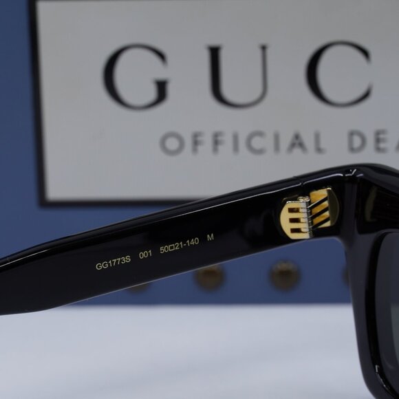 Final Price! Gucci GG1773S 001 Black Grey Sunglasses main image 12